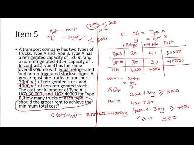 LINEAR  PROGRAMMING | SCENARIO BASED | FORMULATING CONSTRAINTS| INEQUALITY PHRASES -  NEW CURRICULUM