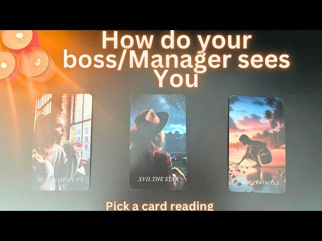 How do your boss/Manager sees or view youPick a card reading Timeless