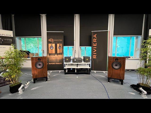 DeVore Fidelity at the Dutch Audio Event, system tour.