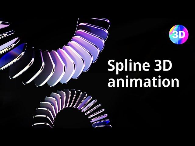 How to use Glass effect | Using the Cloner Tool in Spline 3D