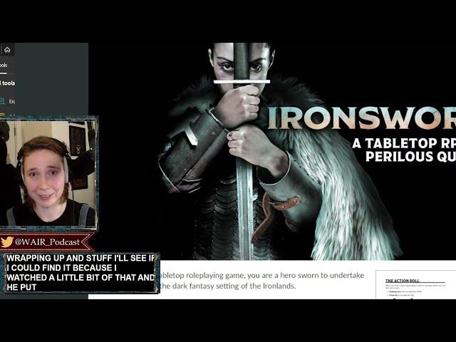 TL:DR TTRPGS: Ironsworn (17/12/2023)