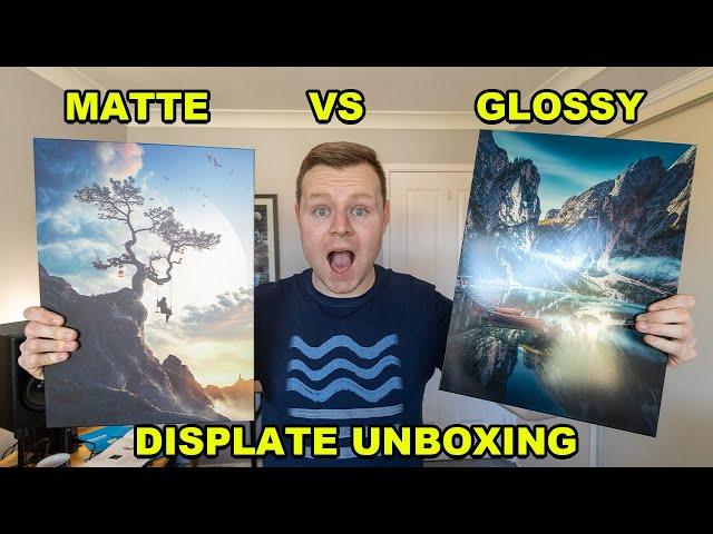 Matte vs Glossy Displate Medium Metal Poster Unboxing and Review