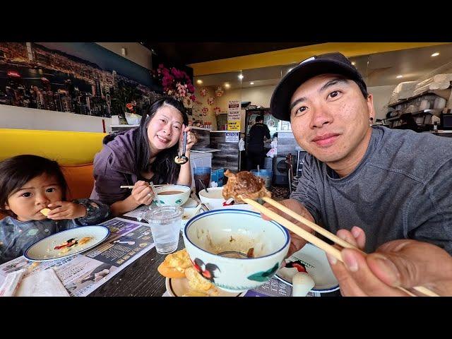 Best HK Style Cafe for Breakfast in SGV Los Angeles | A Van Life Family Vlog