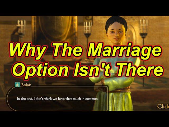 Why The Marriage Option Is Missing - Bannerlord Guides - Flesson19