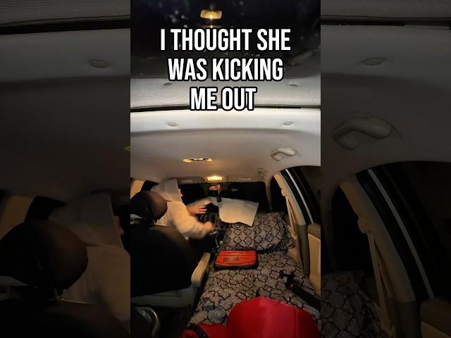 She came out of nowhere