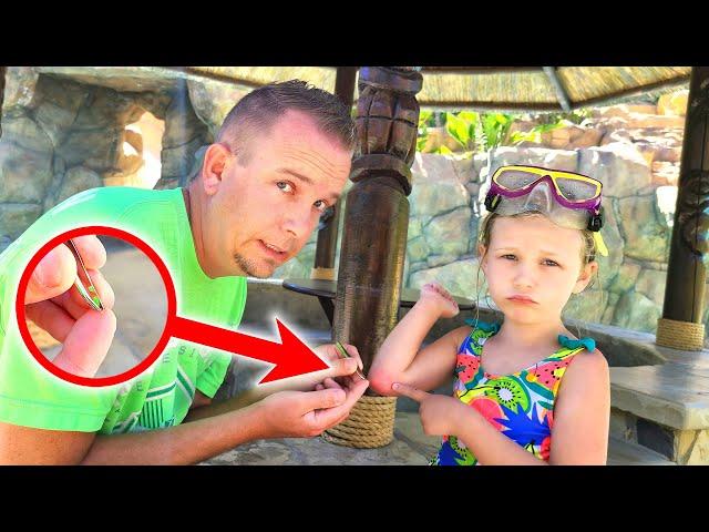 Madison Gets Stung By a Bee!!! We Found the Stinger!