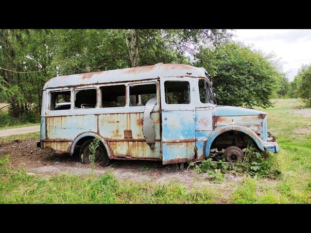 KAVZ 651 without words, KAvZ - Kurgan bus factory (Russia), oldbus, retrobus