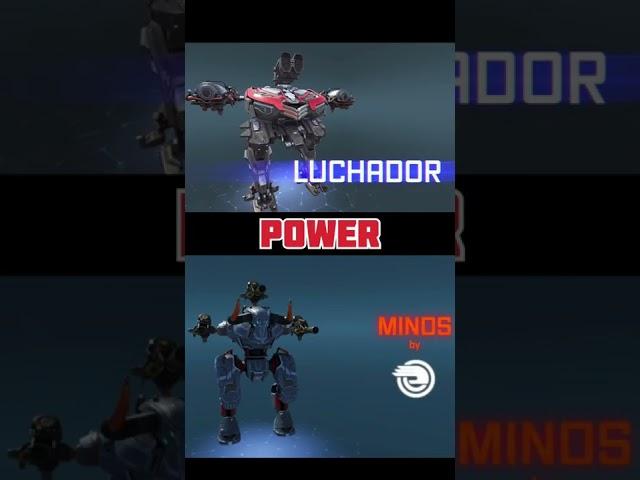 Minos VS Luchador | War Robots Which Is The Better Titan??