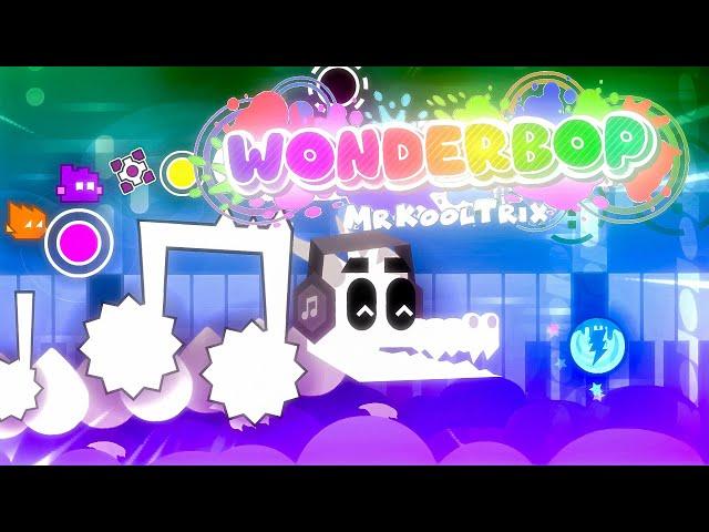 "Wonderbop" by MrKoolTrix [ALL COINS] | Geometry Dash Daily #1398