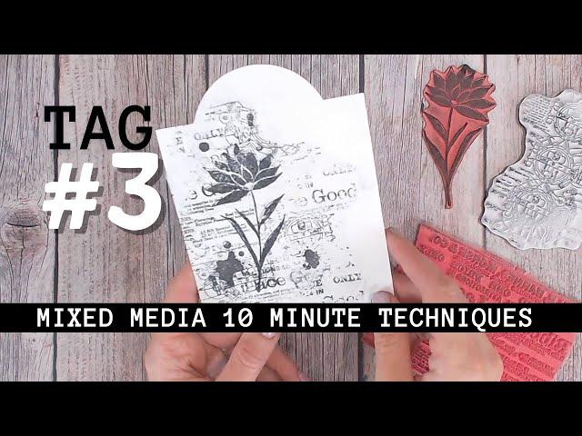 Tag #3  DIY Collage Paper for Mixed Media