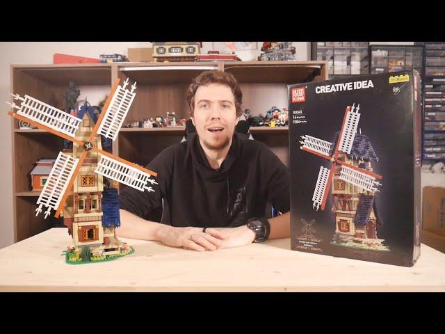 Mould King #10060 Windmill - Great pieces and a cool idea but a terrible roof construction