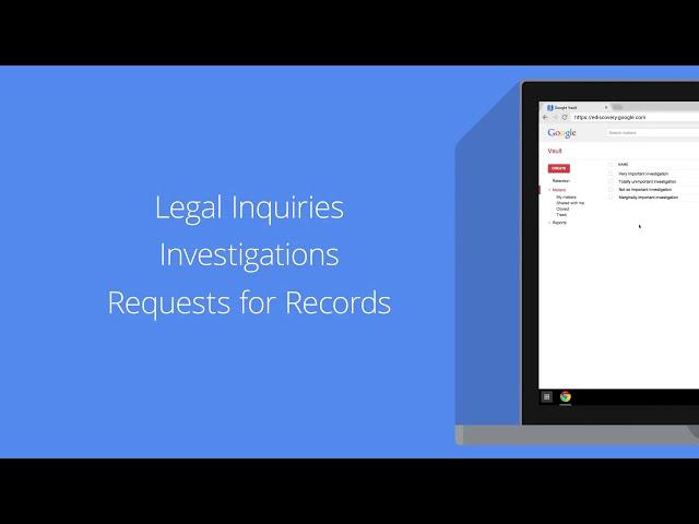 Google Workspace Vault!