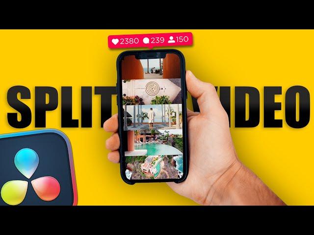 Best Viral Split Screen Effect in Davinci Resolve