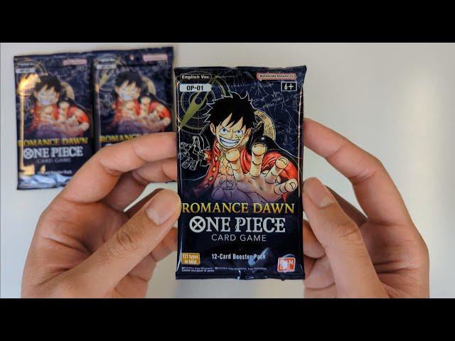 One Piece Card Game Romance Dawn Booster Packs (2024) ASMR