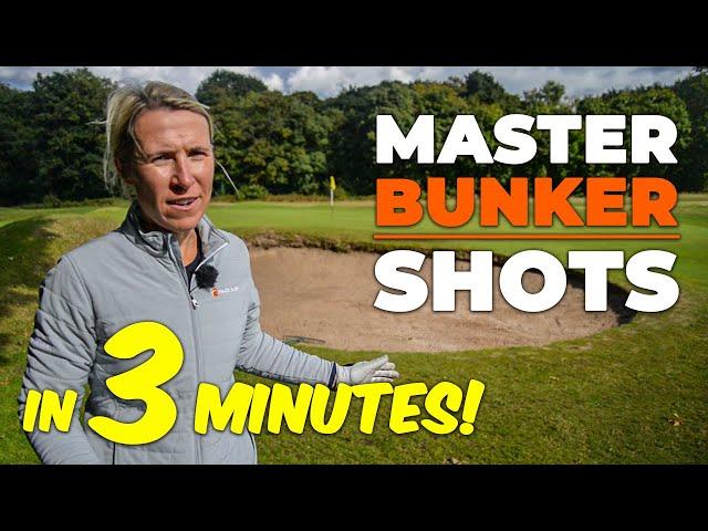 NAIL greenside bunker shots - IN 3 MINUTES! | HowDidiDo Academy