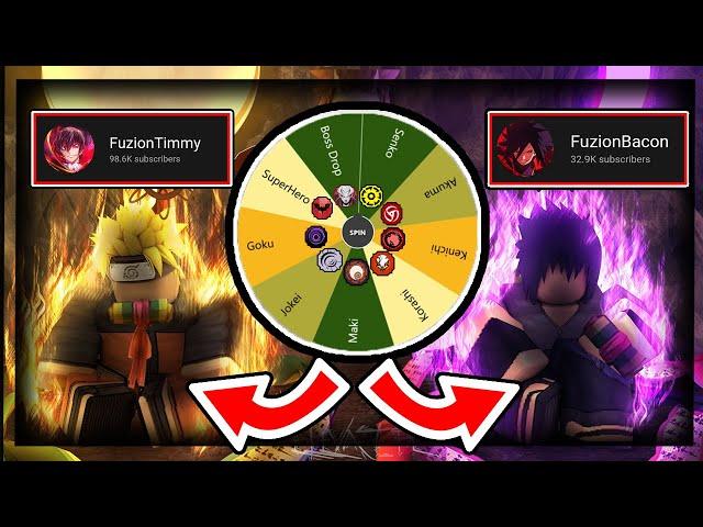 WE LET A SPIN WHEEL DECIDE OUR BLOODLINES AND THIS IS WHAT HAPPENED... | Shindo Life