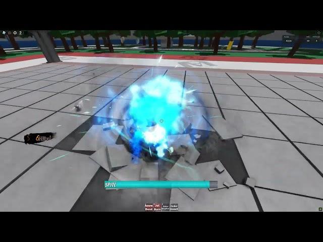 Blue Flames Combo | Heroes Battlegrounds | Roblox