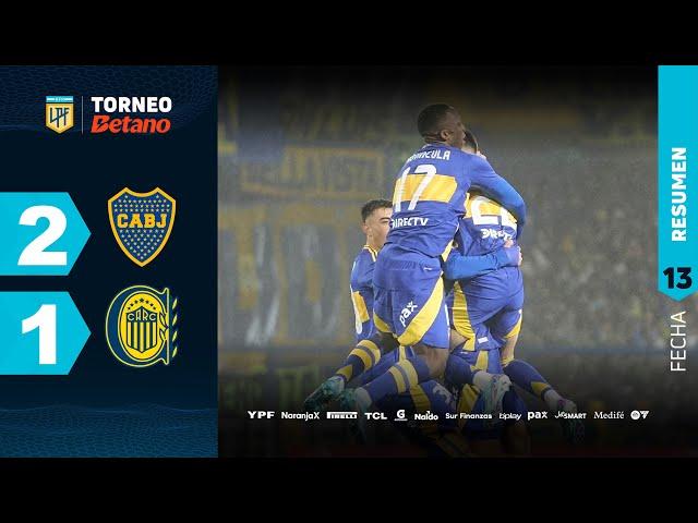 BOCA 2 - 1 ROSARIO CENTRAL I Resumen del partido | #TorneoBetano 2024