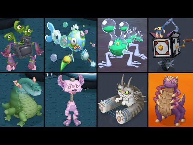 ALL Monsters Wublin Island Fanmade by Nova / MSM Vs Original | My Singing Monsters