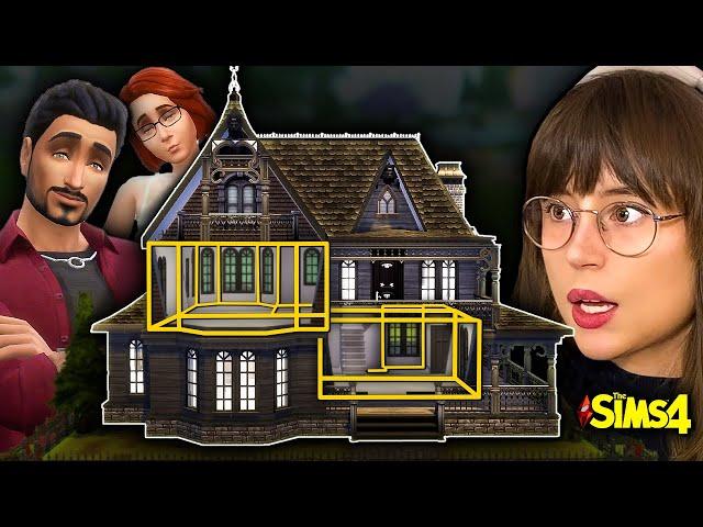 Building a House in The Sims but Each Room is a Different Townie