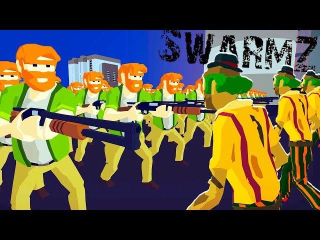 SHOTGUNS vs ZOMBIES! Destroy THE crowd of ZOMBIES and SAVE the CHOSEN swarmz Game from CoolGAMES