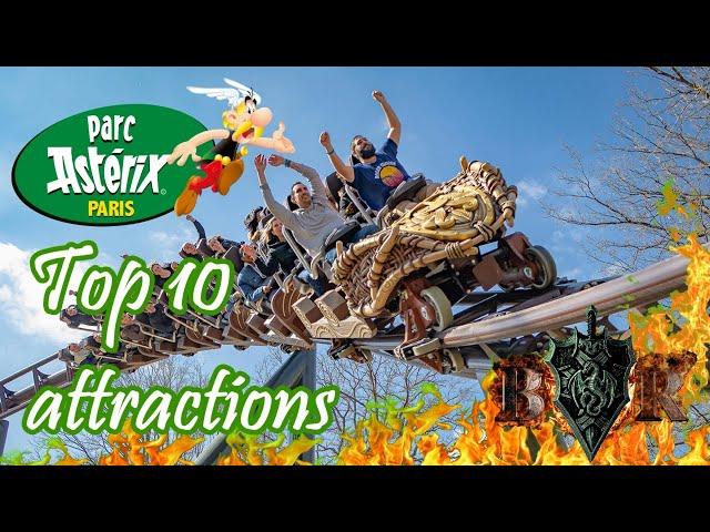 Top 10 attractions Parc Astérix 2023