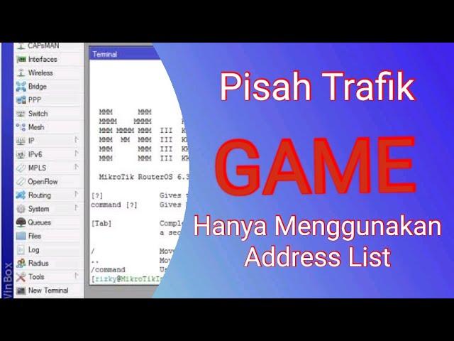 setting mikrotik Dan Pisah Trafik Di Mikrotik Hanya menggunakan address list (part1)