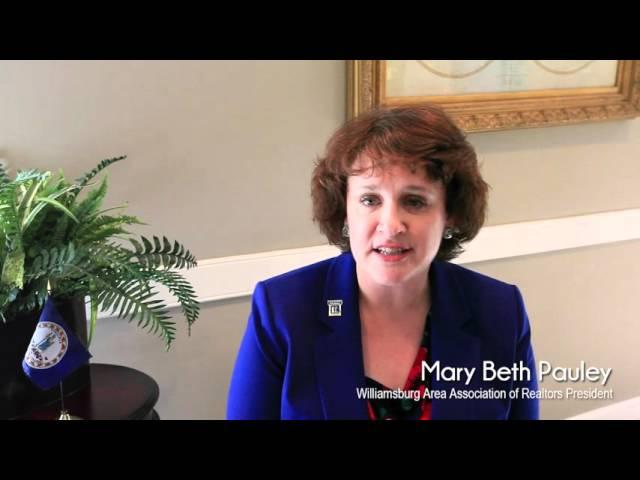 Williamsburg Area Association of Realtors - Mary Beth Pauley - A word from our president