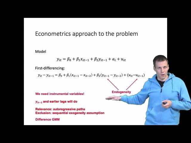 Arellano-Bond approach to dynamic panel models