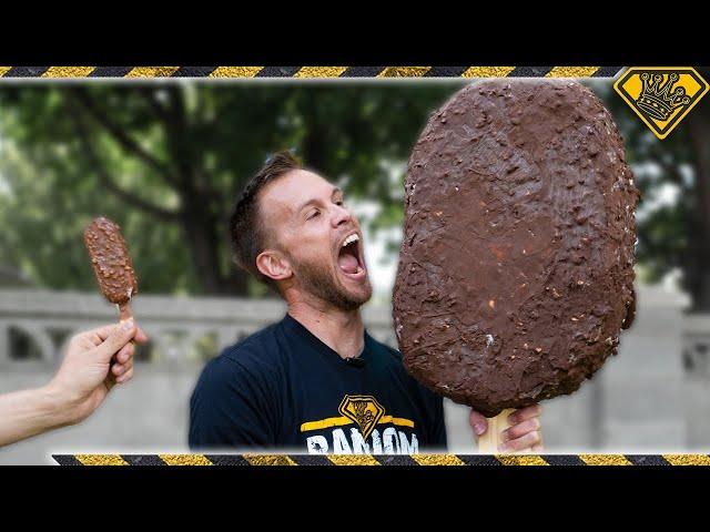 Is This the World's Largest Ice Cream Bar? TKOR Attempts The Biggest Ice Cream In The World!