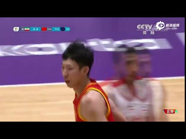 Zhou Qi - 2018 Asian Game Final v Iran