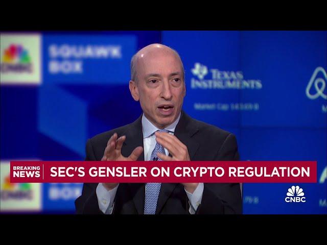 SEC Chair Gary Gensler on crypto: This field will not long persist without investor protection