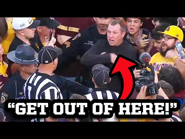 Fans storm as refs get Arizona State coach Kenny Dillingham to continue game vs. BYU, a breakdown