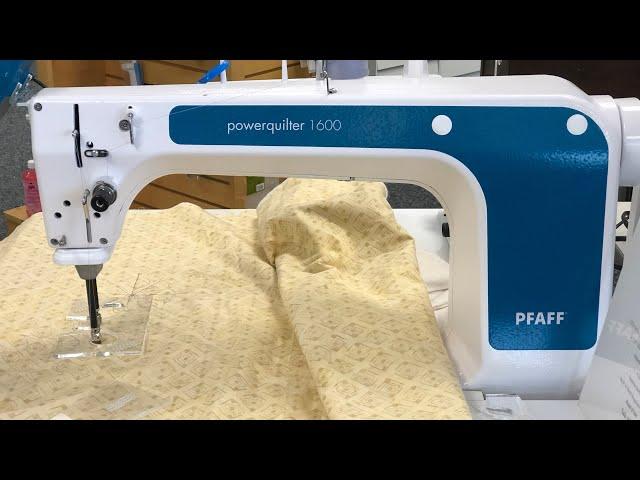 PFAFF PowerQuilter 1600 Demonstration