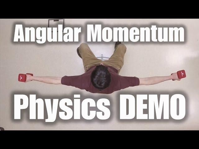 Physics Demo: Angular Momentum Conservation