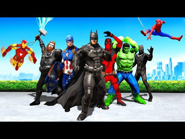 Every SUPERHERO in GTA 5! (Deadpool, Spiderman & More)