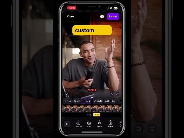 Replace hours worth of editing with just one tap.