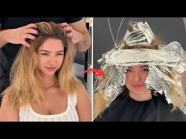 Cutest blonde hair transformation!