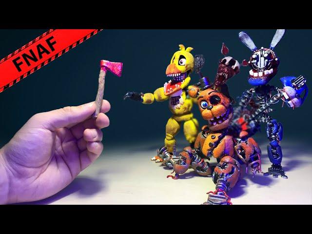 How to make FNAF animatronics with clay | Chica, Bonnie and Freddy