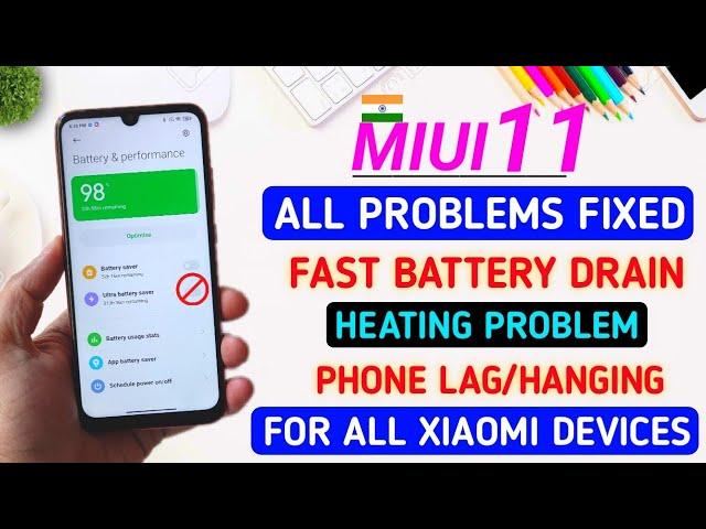 HOW TO FIX MIUI 11 HEATING ISSUE | MIUI 11 FAST BATTERY DRAIN PROBLEM | FIX PHONE LAGGING & HANGING