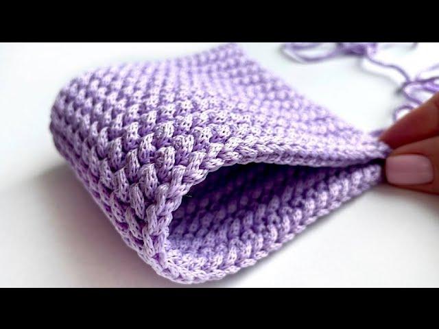  How to quickly crochet a bag of any size