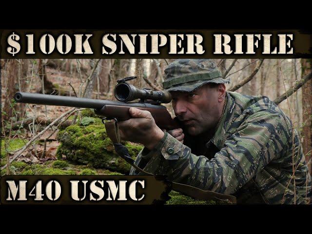 $100K Sniper Rifle: Authentic USMC M40! Major Dick Culver's USMC M40 