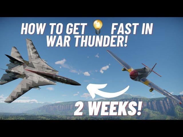 HOW TO GET RP (RESEARCH) FAST IN WAR THUNDER