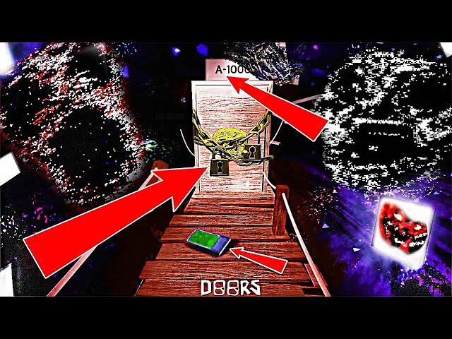 DOORS: Hotel Update - I REACHING SECRET DOOR A-1000 Room | New Rare Entities (A-60/A90/A-120)