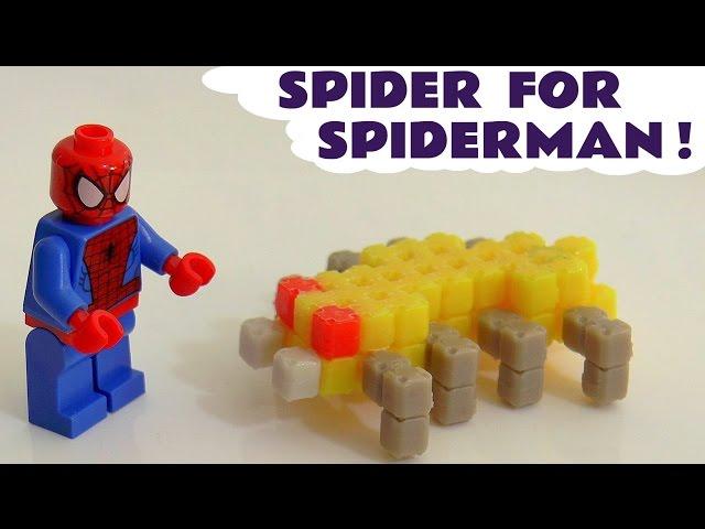 Spiderman has a new Spider With Qixels 3D Pixel Cubes