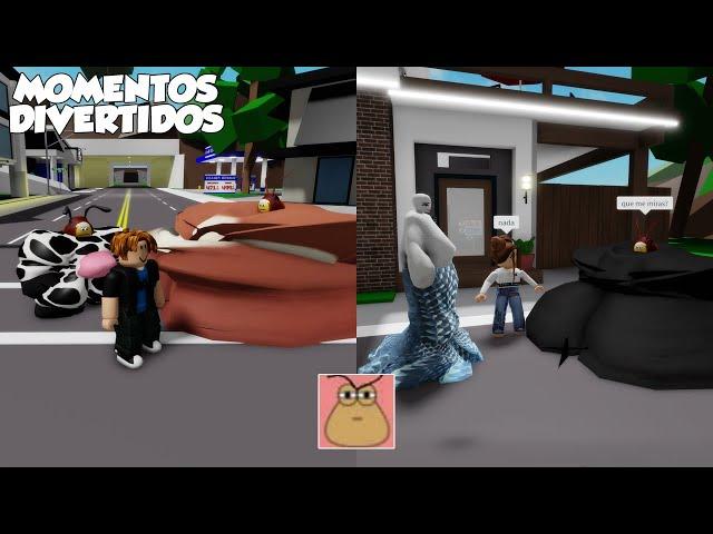 BROOKHAVEN MOMENTOS DIVERTIDOS VESTIDOS DE GIGANTES DEFORMES (ROBLOX)