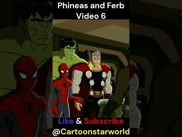 best cartoons | phineas and ferb | Avengers #avengers #india #cartoon #shorts #viral #hindi