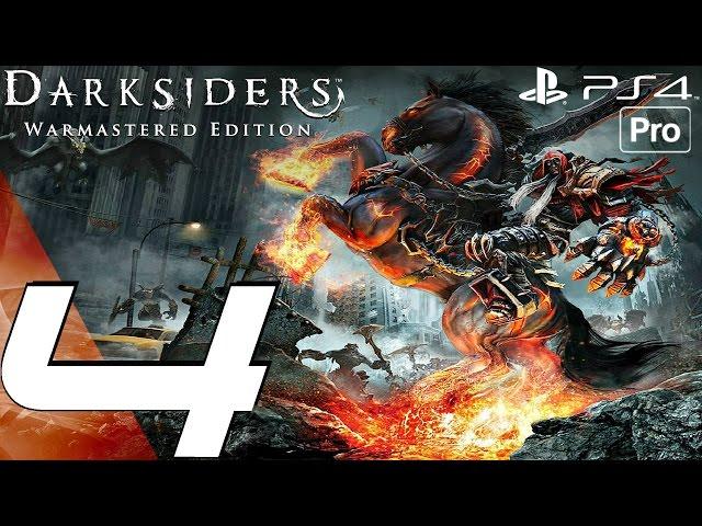 Darksiders Warmastered Edition - Gameplay Walkthrough Part 4 - Tiamat Boss & Drowned Pass (PS4 PRO)