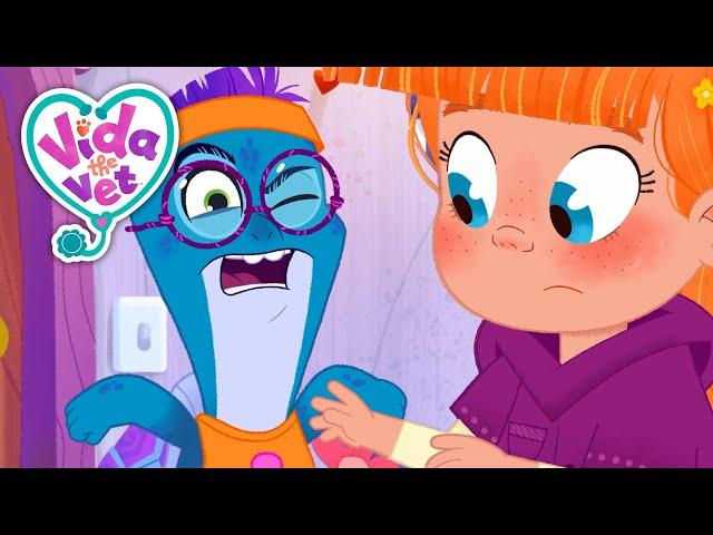 Tidbit Horrible Ankle Injury + More | Vida The Vet | Kids Cartoon Show | Healthy Habits for kids