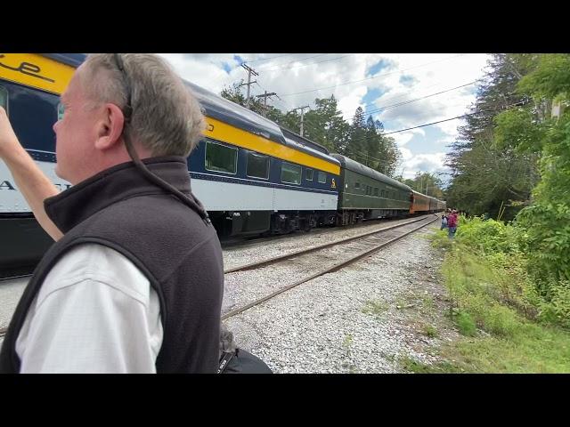 AAPRCO special train Burlington, Vt. to Albany-Rensselaer/Movie runby/ Proctor,Vt./1:05 pm/10-1-2021